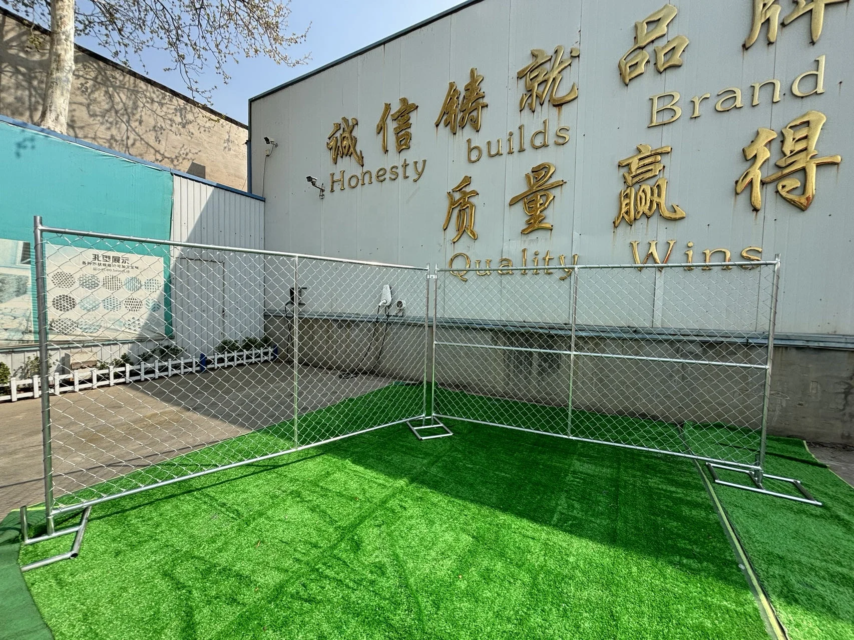 Top sale 6x12ft portable galvanized construction temporary fence panel for events temporary fencing