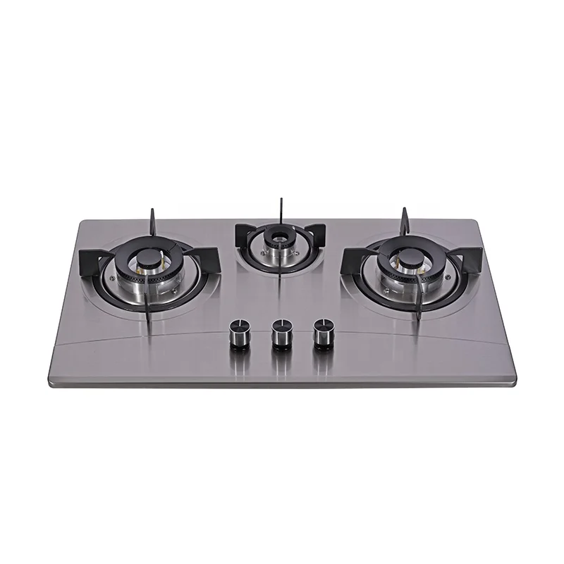 LPG Tempered Glass Super good blue flame gas cooker stove with 4  brass burner gas hobs