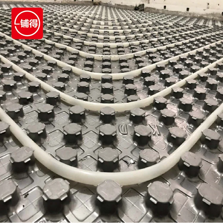 
Eps Underfloor Insulation Radiant Floor Heating System With 0.6- 1.0 Mm Hips Castellated Panel 