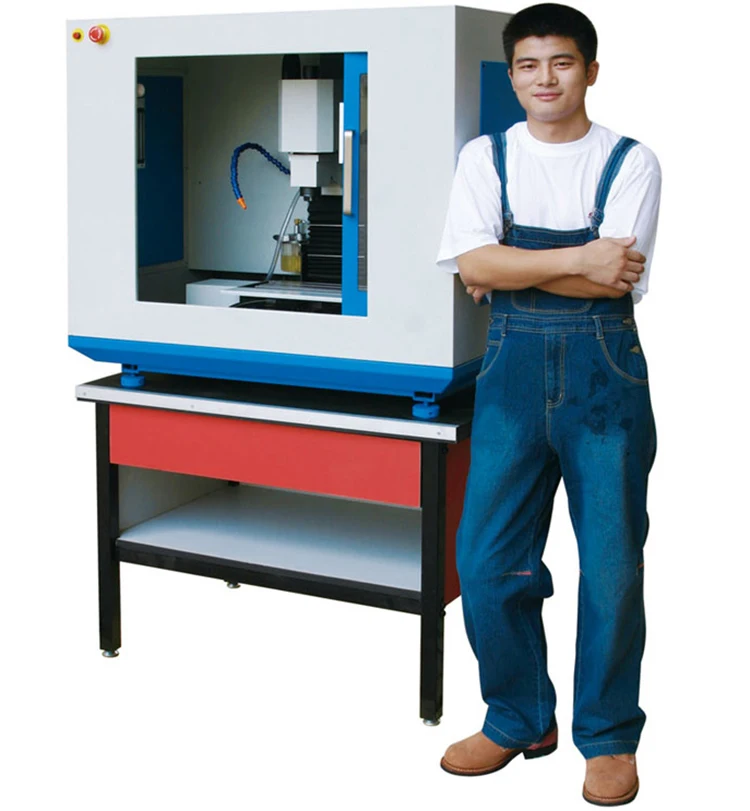 Mini benchtop CNC milling machine KX1S metal processing for DIY hobby users and family workshop