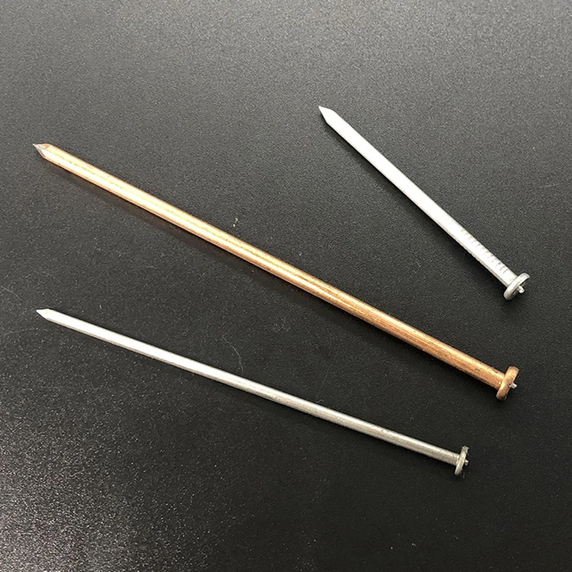 Ready To Ship Manufacturer Steel Copper Plated Flat Head Spot Capacitor Discharge Cd Arc Stud Welding Nails Pin