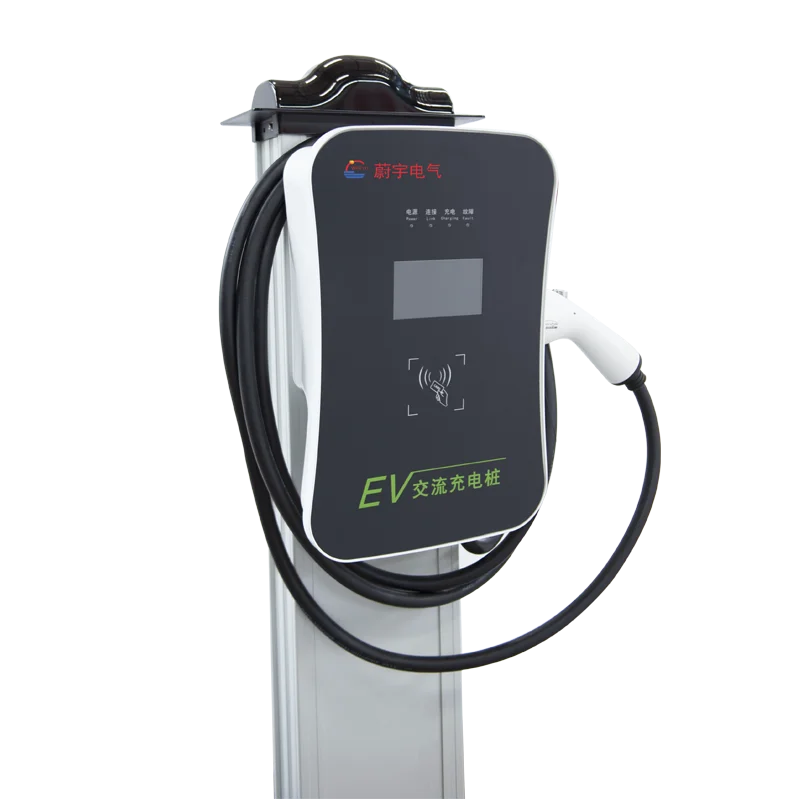 
Type 2 Wallbox EV charger with mounting pole IP65 for commercial use 