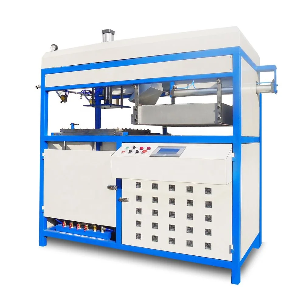 Double-Station semi automatic blister vacuum thermoforming machine for chocolate/food/mushroom tray