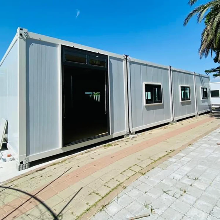 DXH manufacture design luxury large townhouse prefab container house 3 bedroom single storey mansion houses flat pack for living