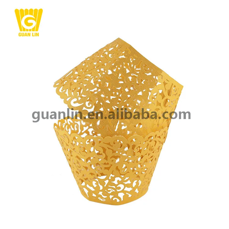 
 Кружевные сердца формы белые мини маффины капкейк рукава обертки держатель вкладыши  