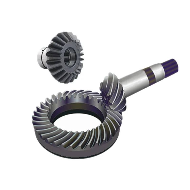 1 1 spiral bevel gear and shaft for industry machine