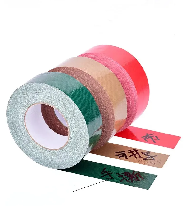 Waterproof 50 meshes silver flexible duty cloth duct tape for duct wrapping and bonding 0.18MMX48MMX30M