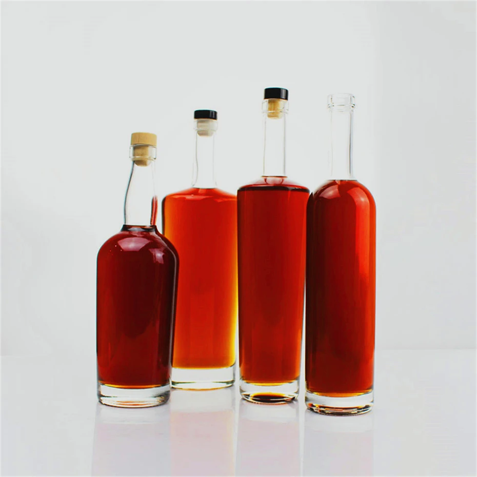 Wholesale Price Fast Delivery Empty Vodka Rum 370Ml 700Ml 750Ml Whiskey Brandy Gin Brand Glass Bottles for Wine