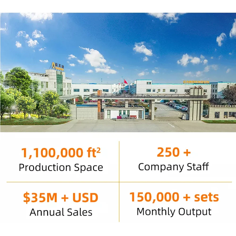 Gardensun New Design heater patio square patio heaters outdoor garden tower patio heater