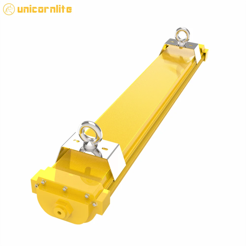 ATEX tri proof led lights Chemical Industrial Lighting led anti explosion linear light for gas environment