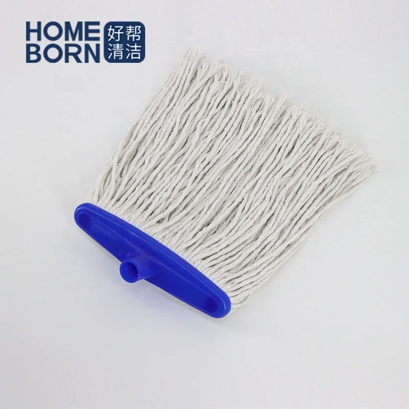 Xingtai newest product cotton 8.3inch plastic mop floor cleaning with broken tail