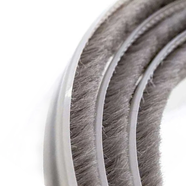 Easy to operate hot melt adhesive aluminum strip garage door bottom seal