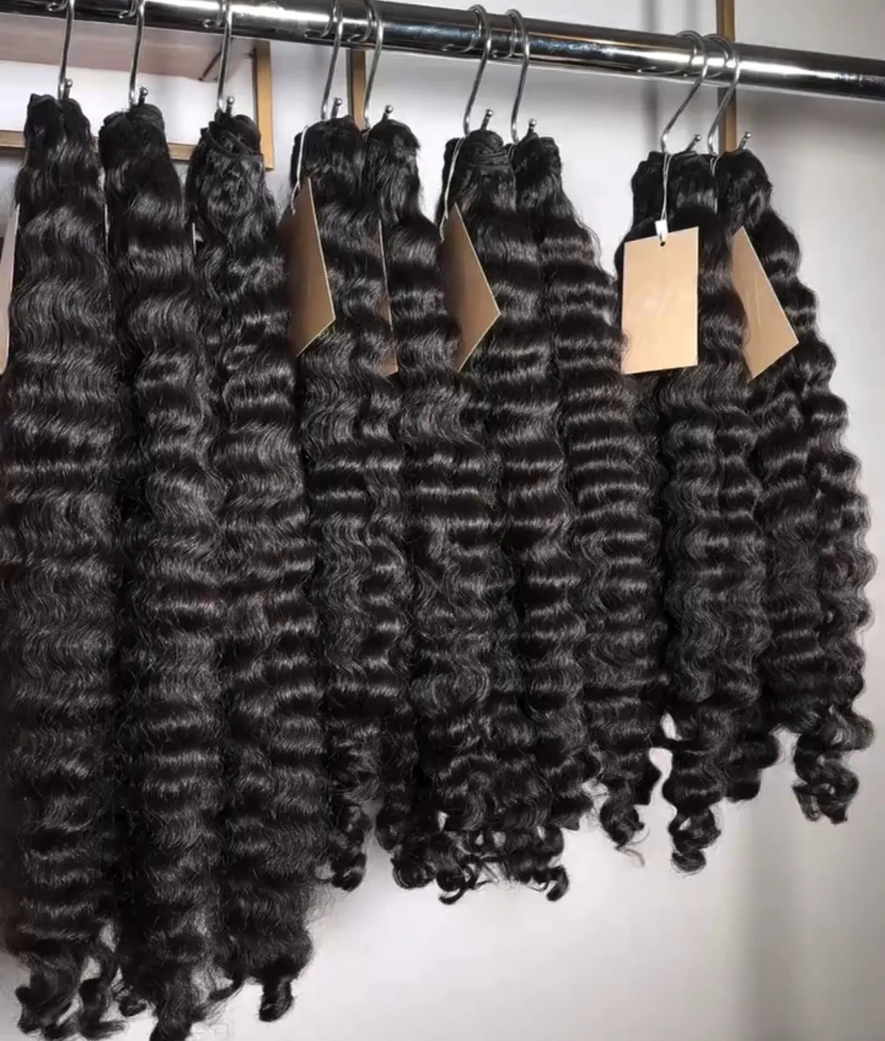 Wholesale Cambodian Indian Curly Raw Hair Extensions Full End Double Weft Vietnamese Burmese Curly Bundles