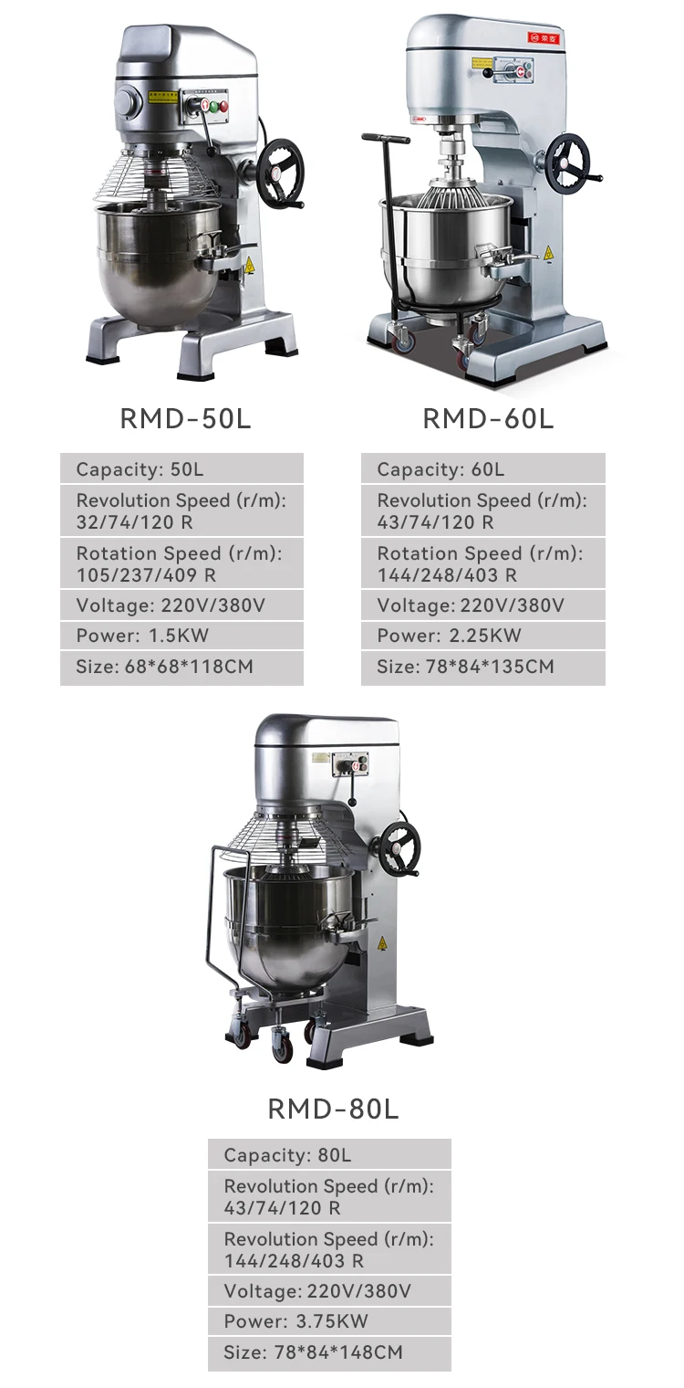 Batidora industrial commercial 10l 20l 30l 60l 80l kitchen stand planetary food batter bread dough cake mixer machine for bakery