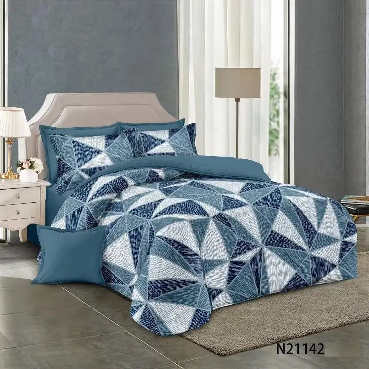 2024 Factory Wholesale print microfiber fabric roll polyester twill bedsheets fabric