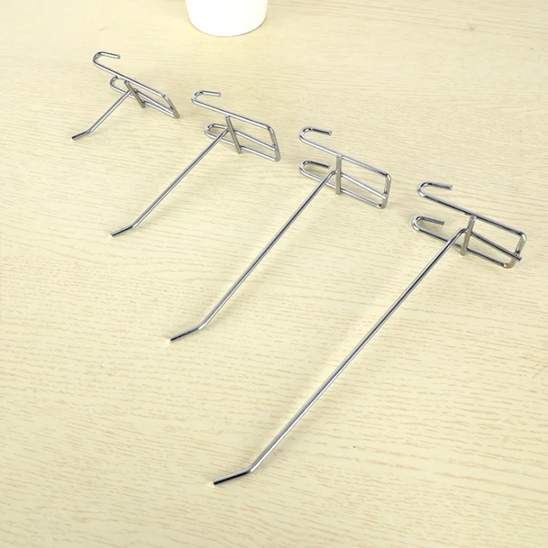 supermarket supplies gridwall mesh panel metal wire hook hanging metal display mesh hooks