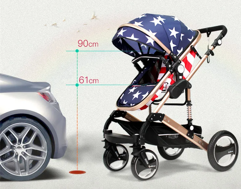 Purorigin baby products hot selling 2024 multicolor luxury foldable coches para bebes 2 in 1 baby stroller pram for babies