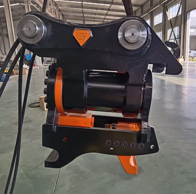 Hydraulic Compact Power  Tilt Rotator Quick Hitch model GJTH1600 for Excavator 3-5T
