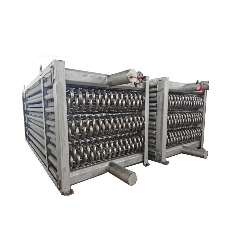 Air cooler SS304 pipe aluminum fin heat exchanger steam domes