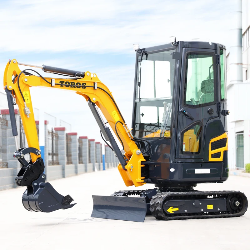 Free Shipping Mini Excavator EPA Kubota Engine 1 Ton Crawler Micro Digger 1 Ton 2 Ton Hydraulic Farm Small Excavator For Sale