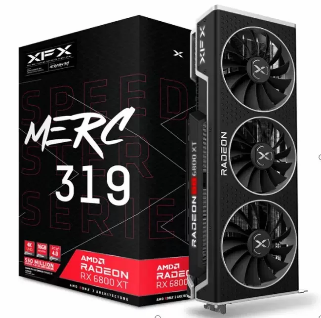 XFX Stock AMD Radeon RX 6800 XT 16G Gaming Graphics Card with GDDR6 16GB Memory RX 6800XT Video Card