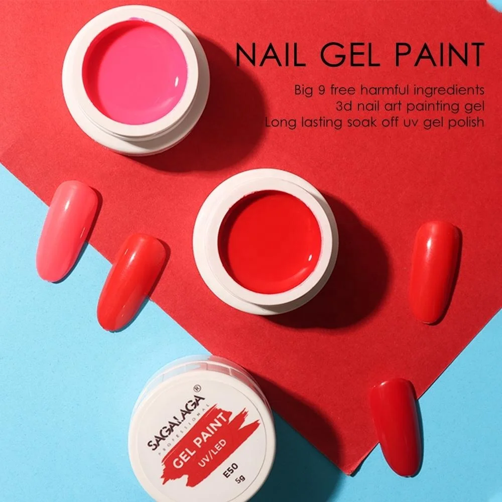 Neon Chrome Paint High Pigment Of Paints Set No Wipe Painting Gel Nail Art