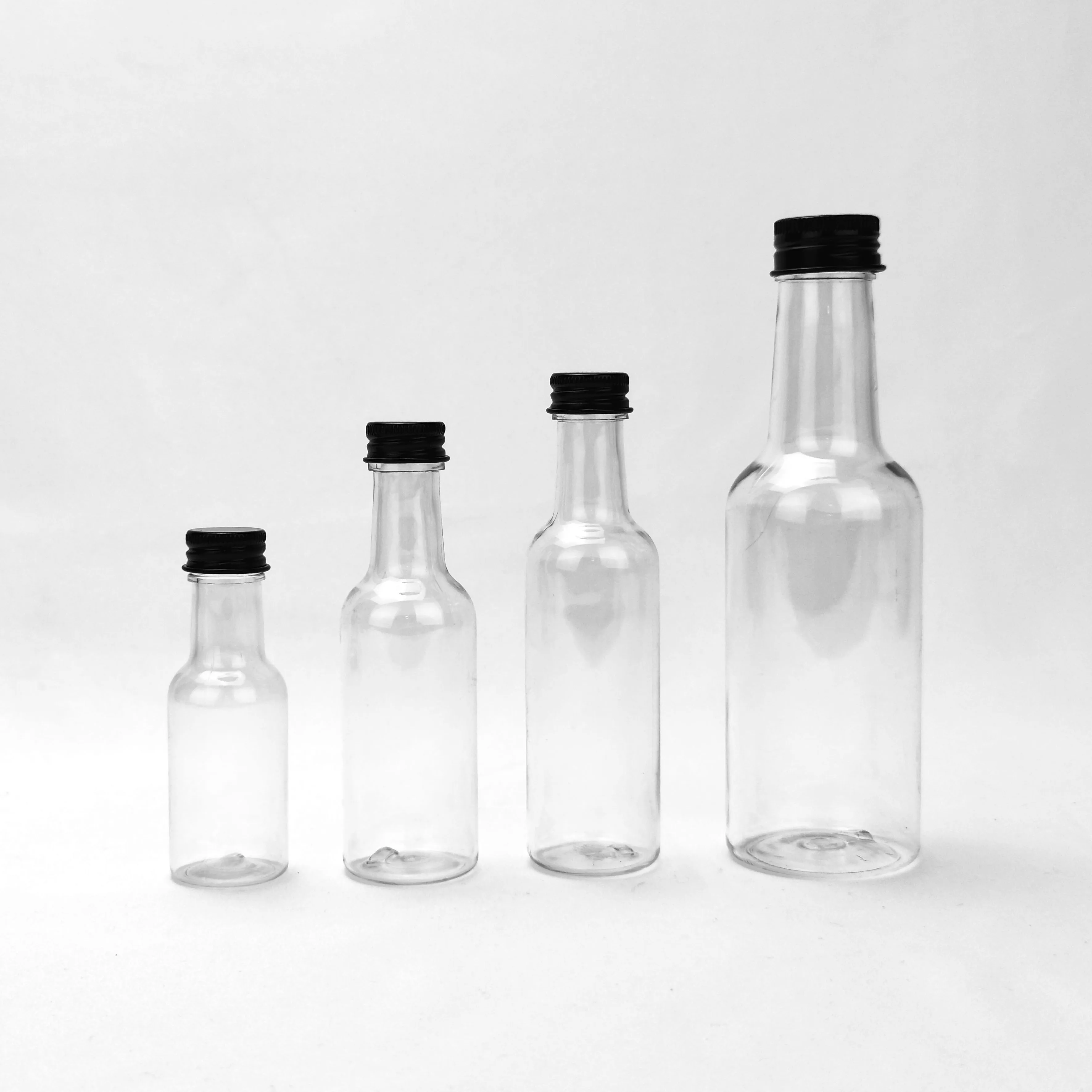 50ml PET plastic small wine bottles, small volume sauce   Vinegar soy sauce bottle,Delicate seasoning bottle