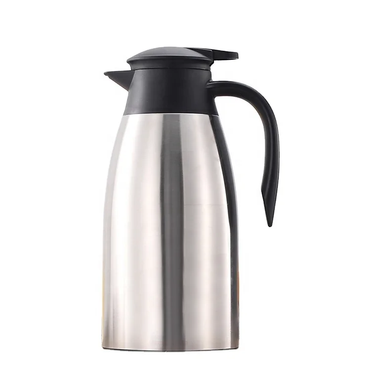 304 Stainless Steel  2.0L InsulatedWith dust cover coffee Bottle Vacuum kettle
