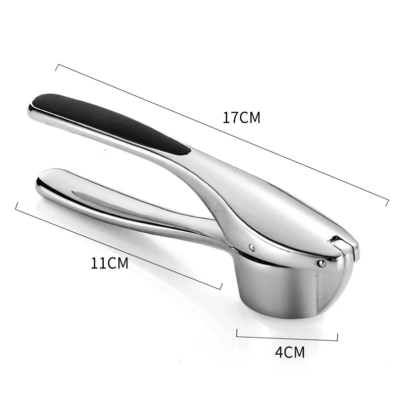 Amazon Kitchen Tool Zinc Alloy Garlic Press Manual Garlic Cutter Peeling Garlic Fruit and Vegetable Crusher