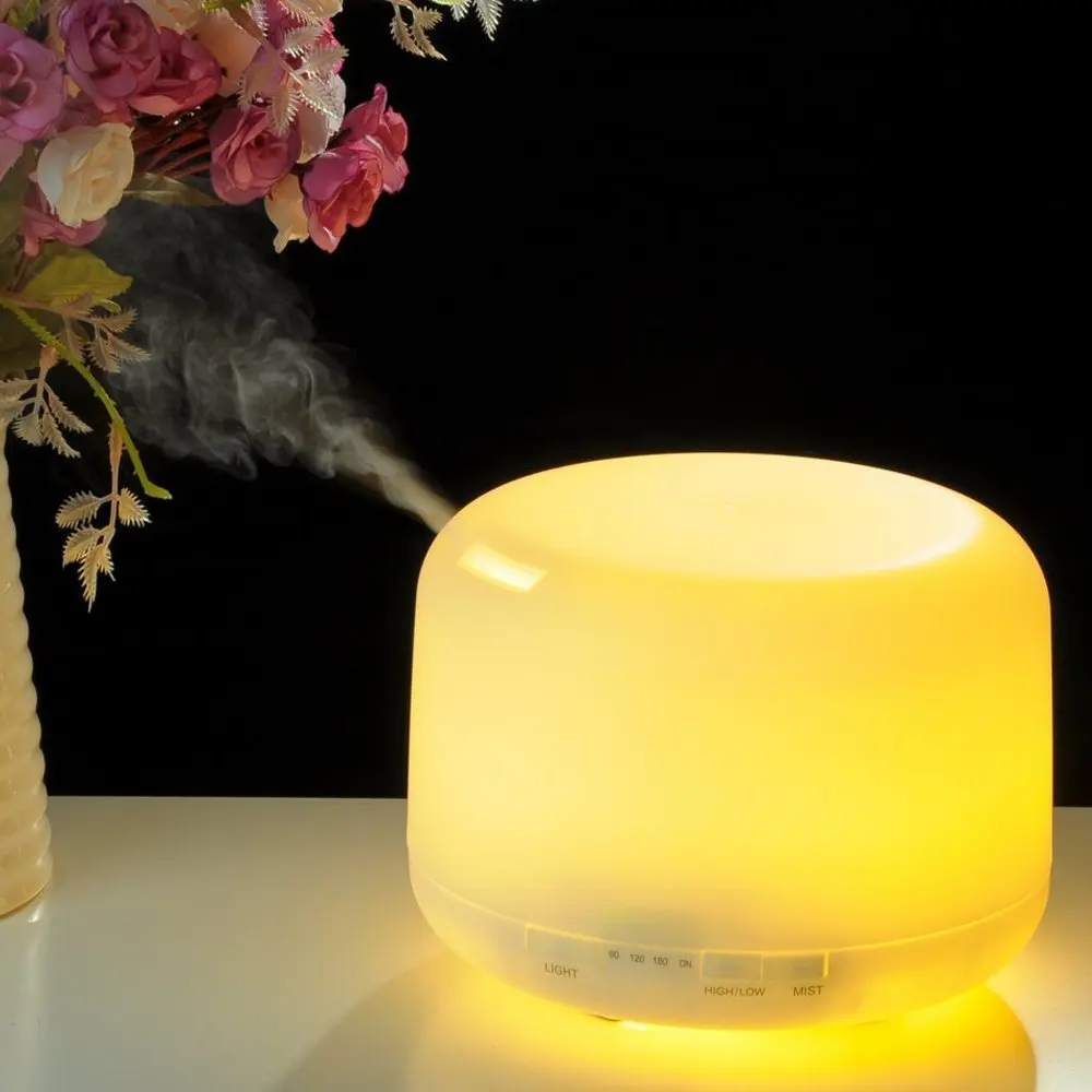 Soicare home humidifier 7 Changing Rainbow-Colored LED light essential oil aroma air diffuser
