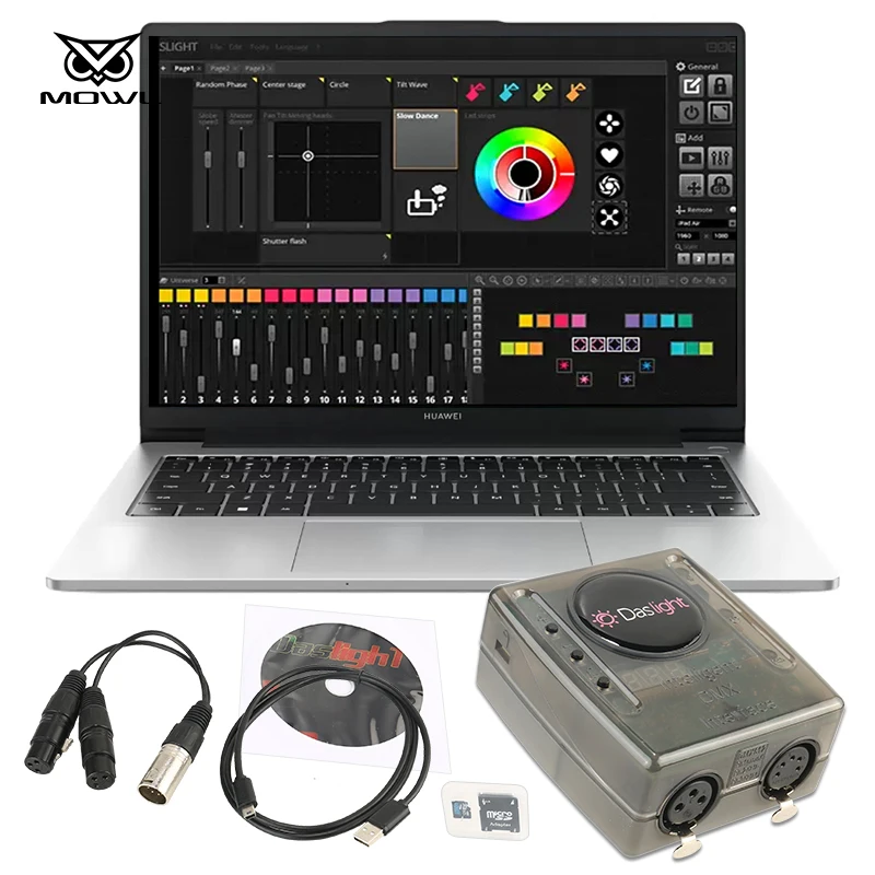 DMX Interface Signal Decoded for Stage Lighting DMX 512 Controller
