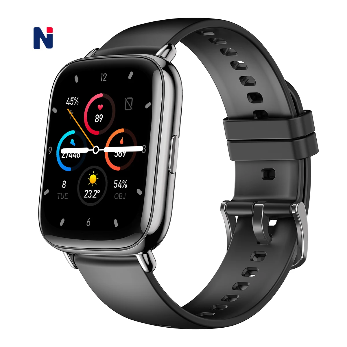New touch screen noise fitness  gps NFC smartwatch relojes de mujer manufacturer
