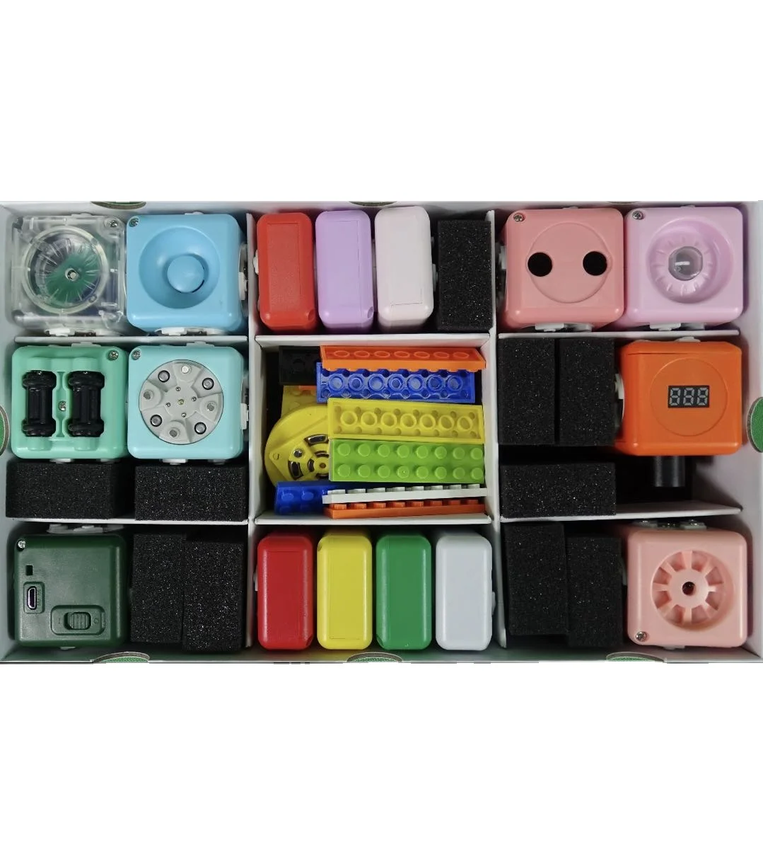 Обучающий блок magзаbot, интерактивный блок «сделай сам», набор магнитных блоков, детский программирующий робот