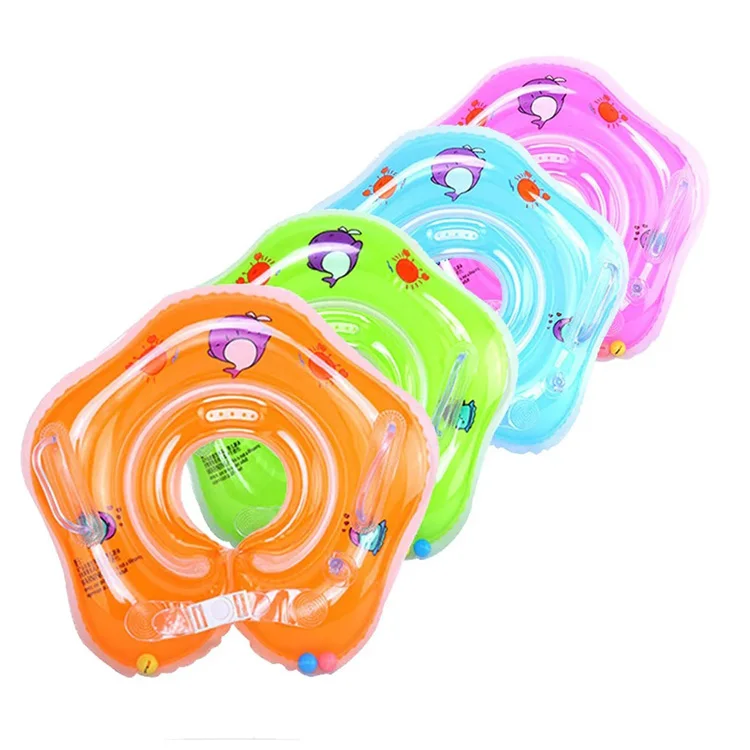 Safety Double Protection inflatable baby swimming float  neck ring
