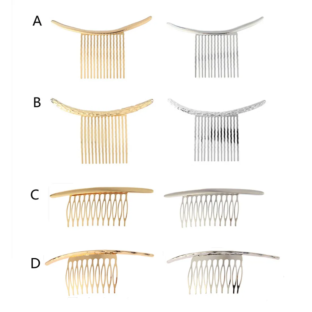Wholesale Alloy Hair Comb Charming Hair Decoration Metal Hair Comb With Pearls
