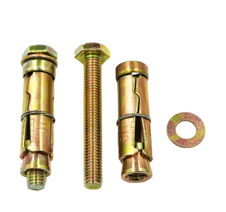 Middle Steel Hexagonal MS Rawl Bolt - Projection Type