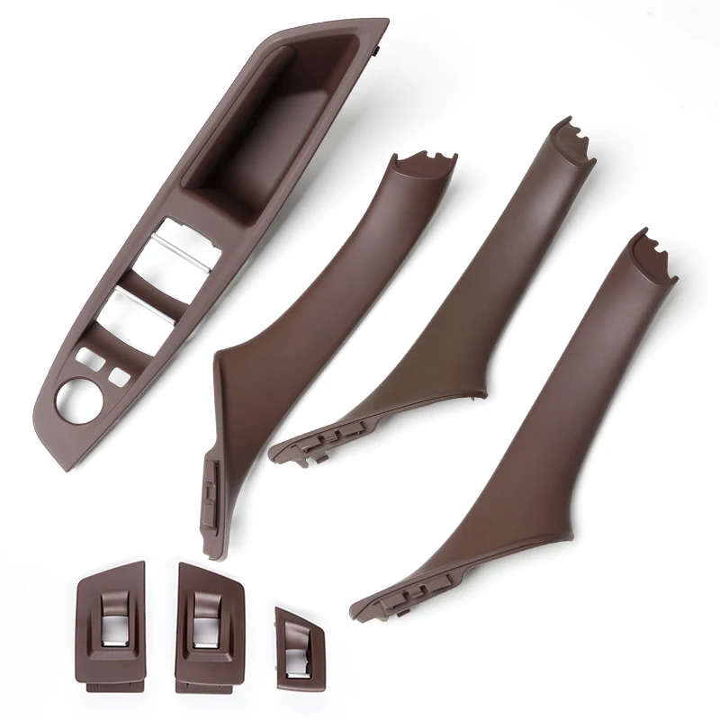 Suitable for BMW 2011-2017 5 Series F10 F11 F18 door handle (beige) window switch inner door handle