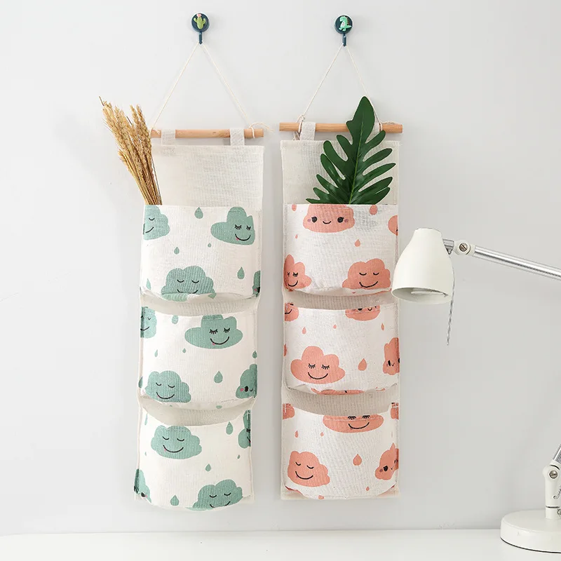 door hanging organizer Wall Hanging Storage Bag Hanging Organizer Sundries Cosmetics Toys Bag Wall Closet Organizer Bag