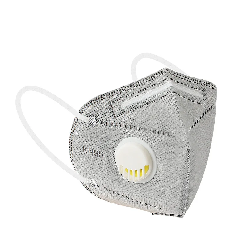6ply disposable anti dust earloop kn95-mask activated carbon kn95-mask with filter 3d ffp2 face mask