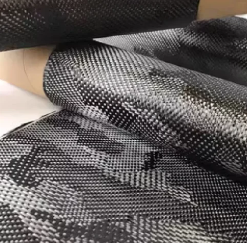 Горячие продажи 3k карбоновая камуфляжная ткань из углеродного волокна для строительства