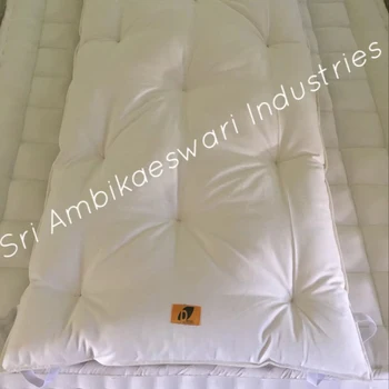 100% Natural Soft Top Foam Mattress with Pocket Spring High Quality Kapok for Hostel Bedding Plain Style for Home Use