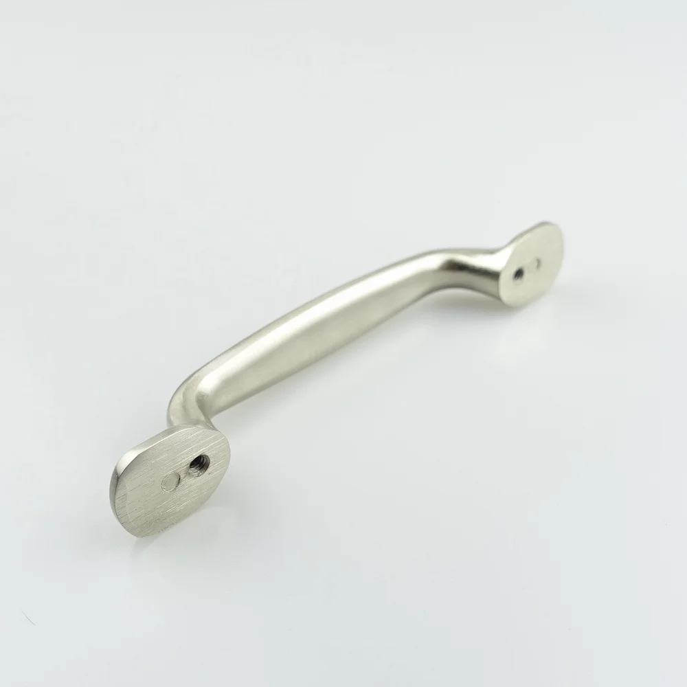 Satin Nickel Cabinet Pulls Zinc Alloy Cupboard Drawer Pull Cabinet Door Wardrobe Handles Furniture Hardware Kitchen Hardware