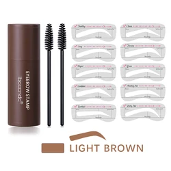 Perfect vegan brow stamp kit eyebrow stamp and stencil make up eyebrow Done In Seconds