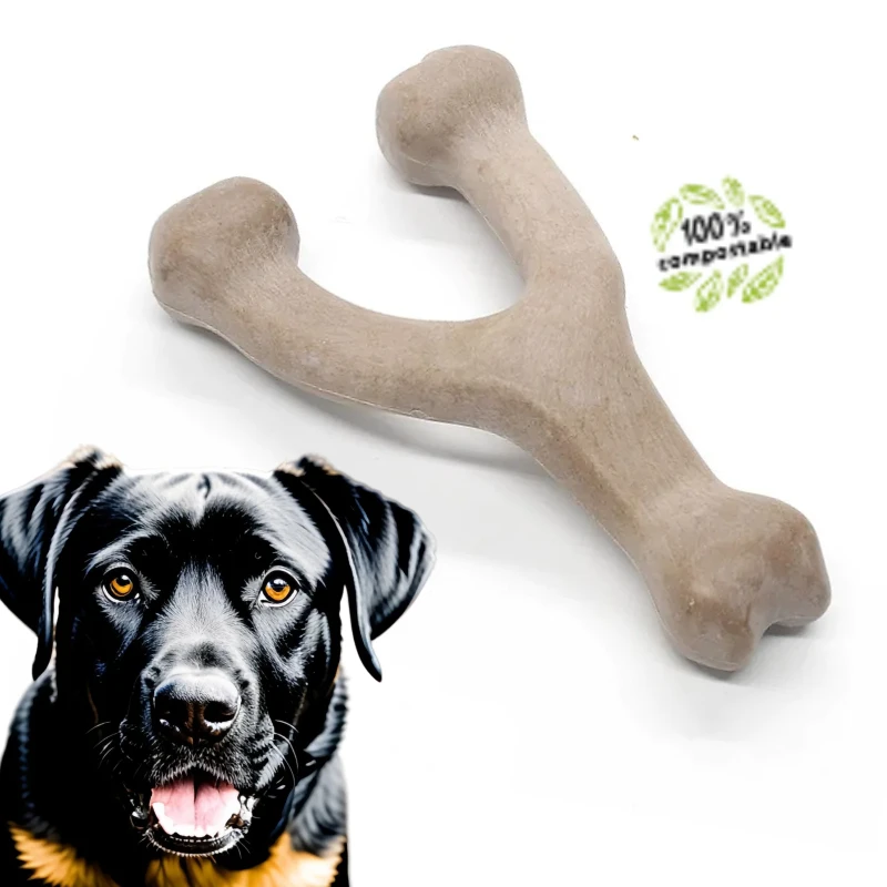 Customized Eco Friendly Dog Bone Biodegradable Indestructible Dog Chew Bones for Aggressive Chewers