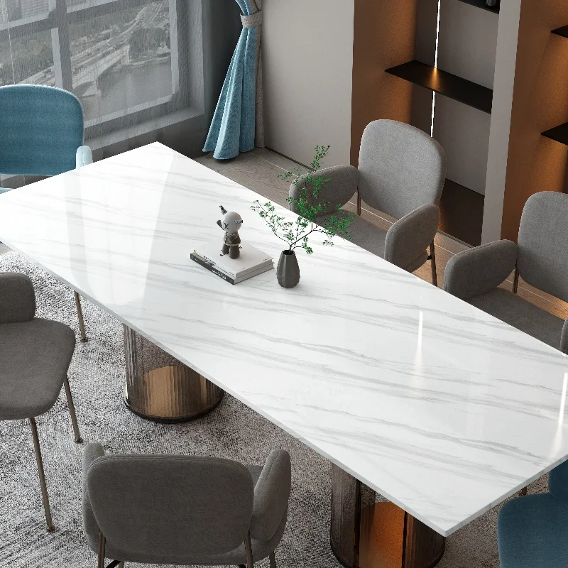 Stone Granite Peel and Stick Vinyl Roll White Marble Contact Paper Wall Paper Rolls Home Decoration Thick Removable Wallpaper