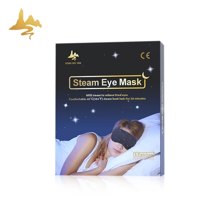 Wholesale Self Heating Sleeping Patch Disposable Steam Eye Mask To Relieve Eyes Fatigue