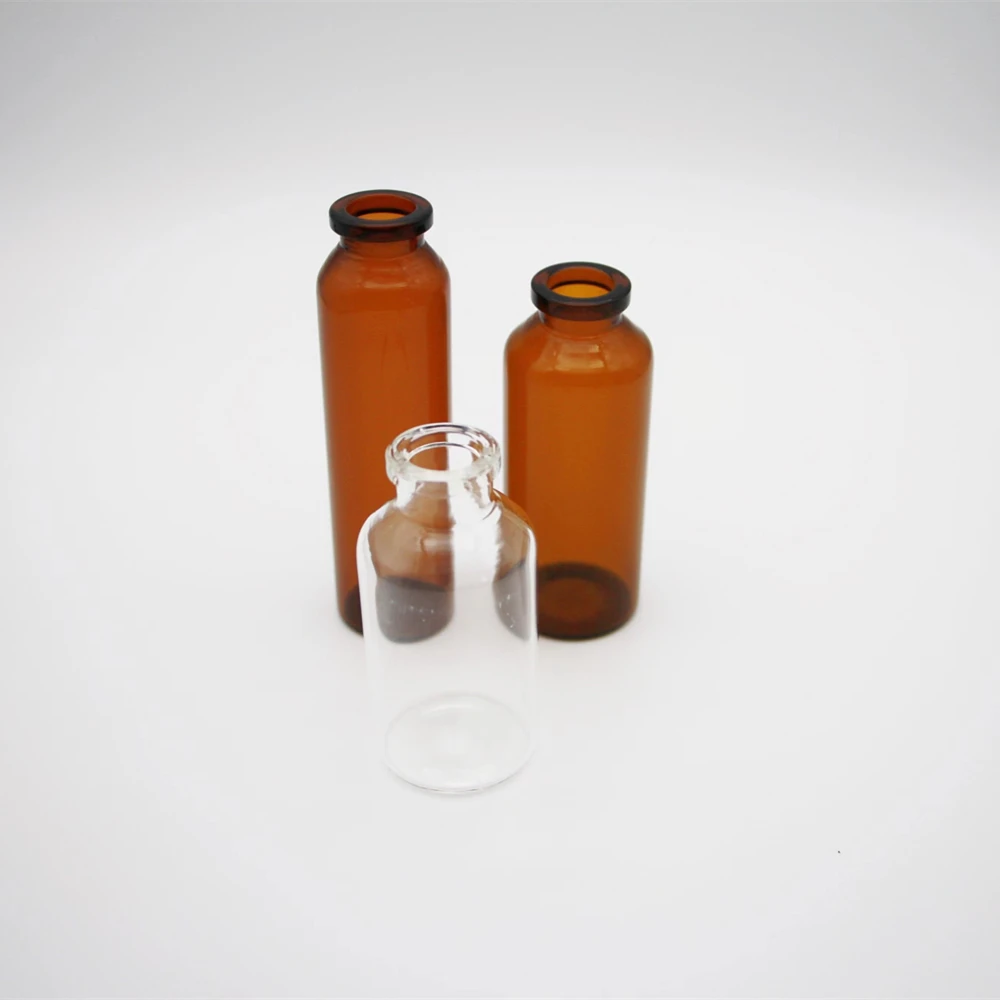 25m 30ml l pharmaceutical grade clear amber USP TYPE-1 glass vials