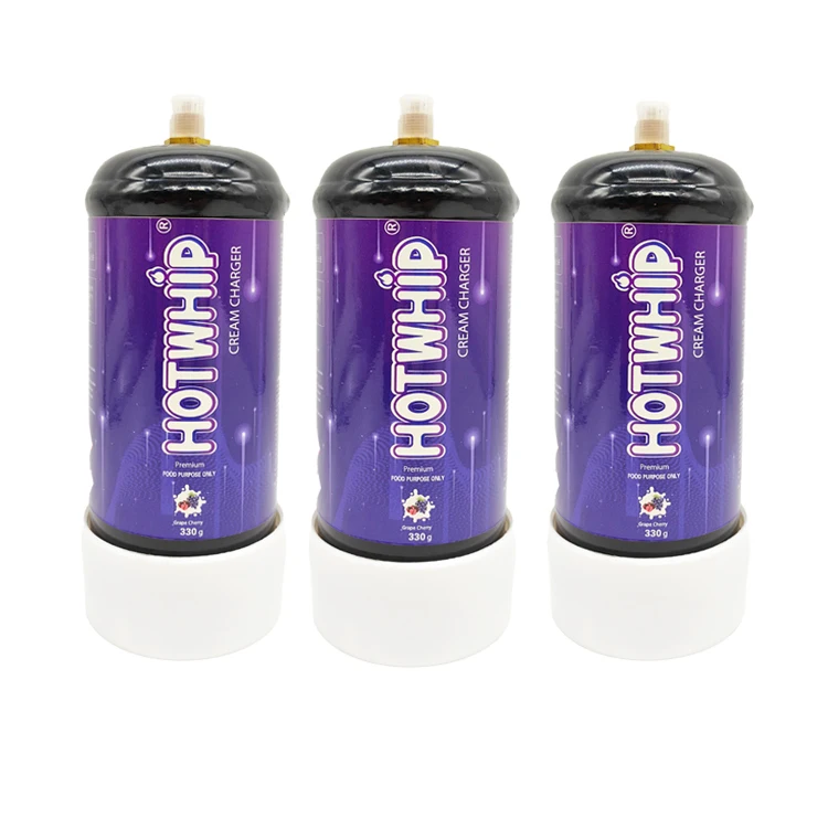 Metal Dessert Tools 320g Silver Cream Charger Whipped Cream Charger Customized Package