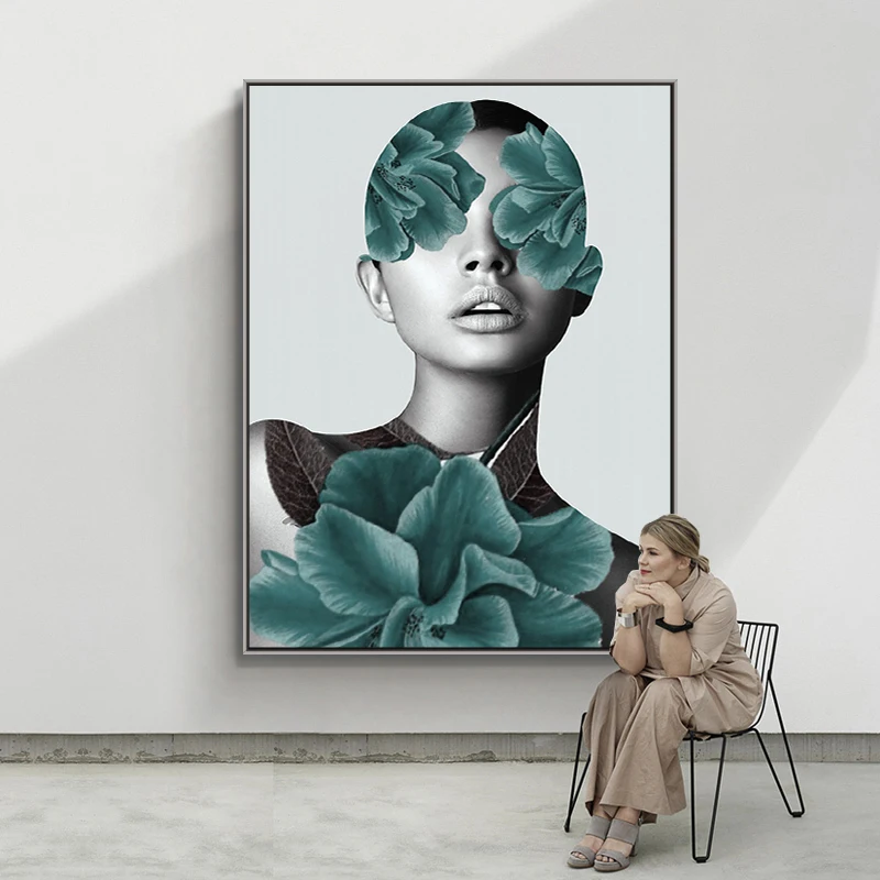 Modern Home decor wall art canvas print triptych painting