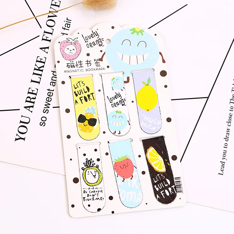 Promotional high end bookmark folding magnetic bookmark magnet bookmark